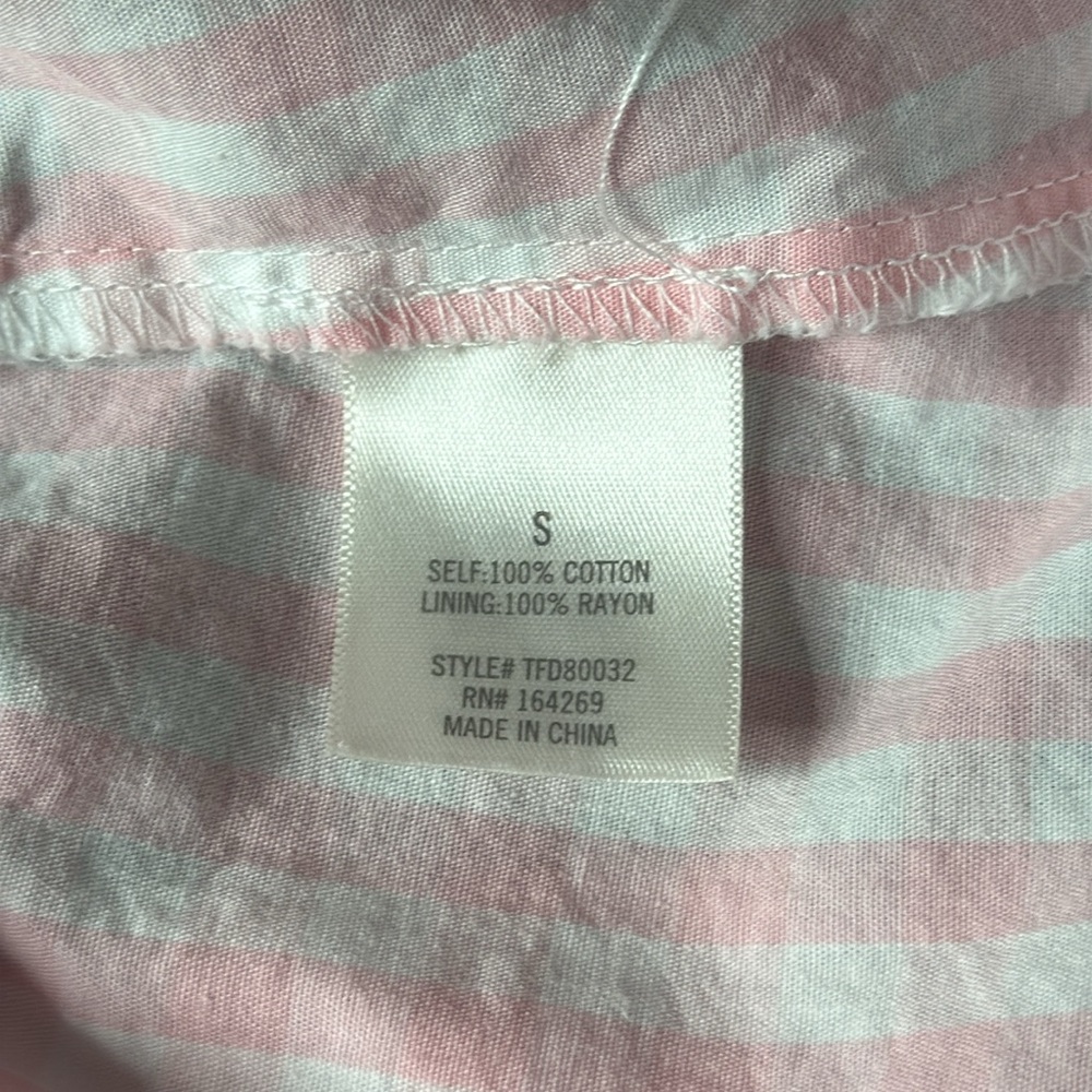 Blue Rain Pink Gingham Dress‎ size Small Cotton - Picture 9 of 9